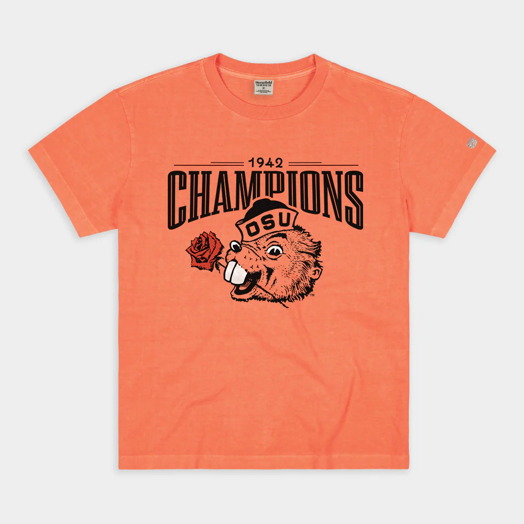 1942 Men of Roses Oregon State Heavyweight Tee