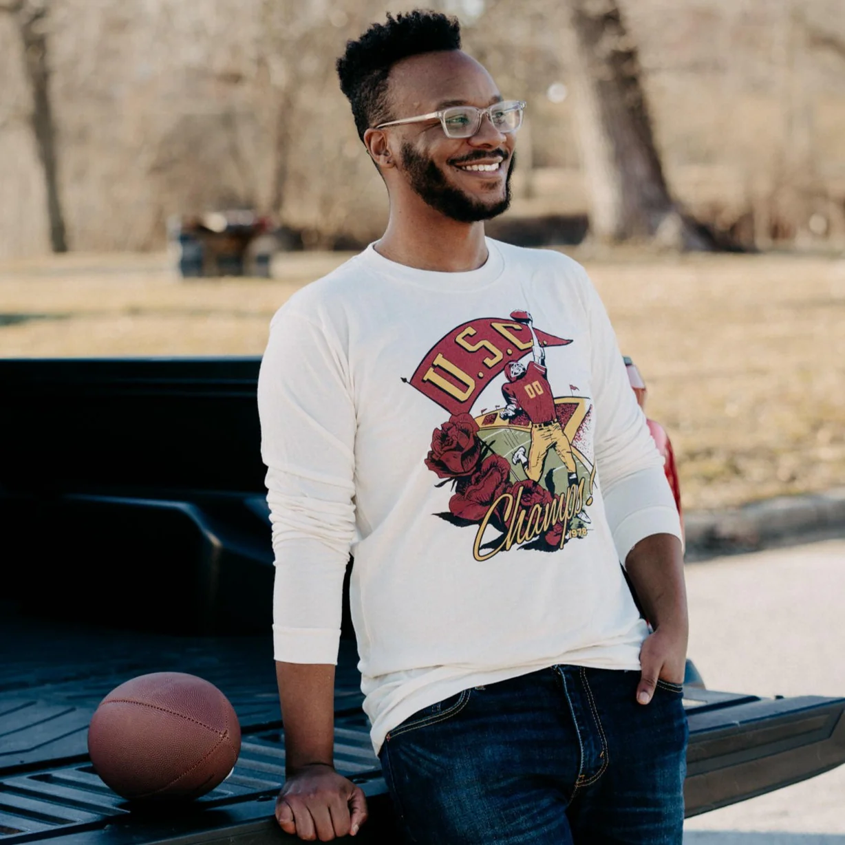 1978 USC Trojans Roses Long Sleeve - Image 2