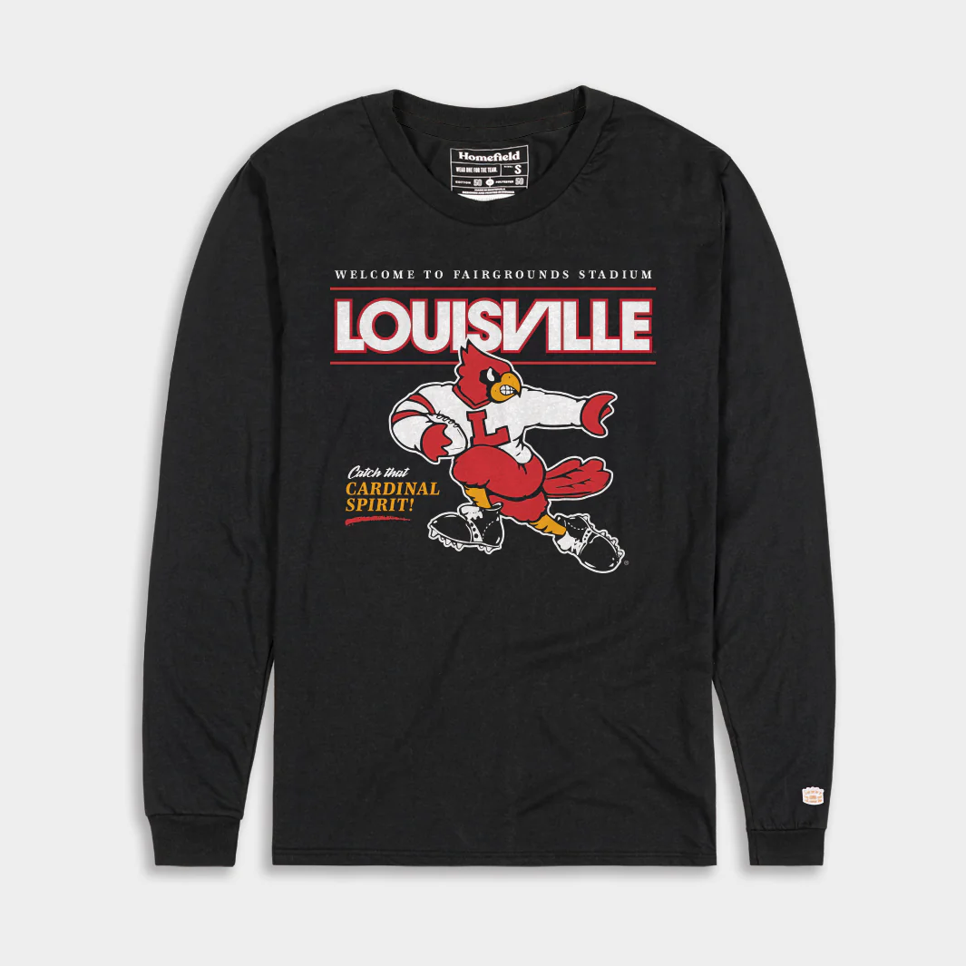 1980s-Inspired Louisville Football Long Sleeve