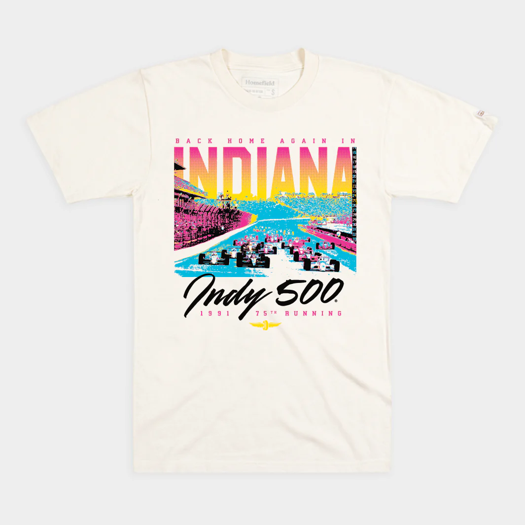 1991 Indianapolis 500 "Back Home Again" Tee