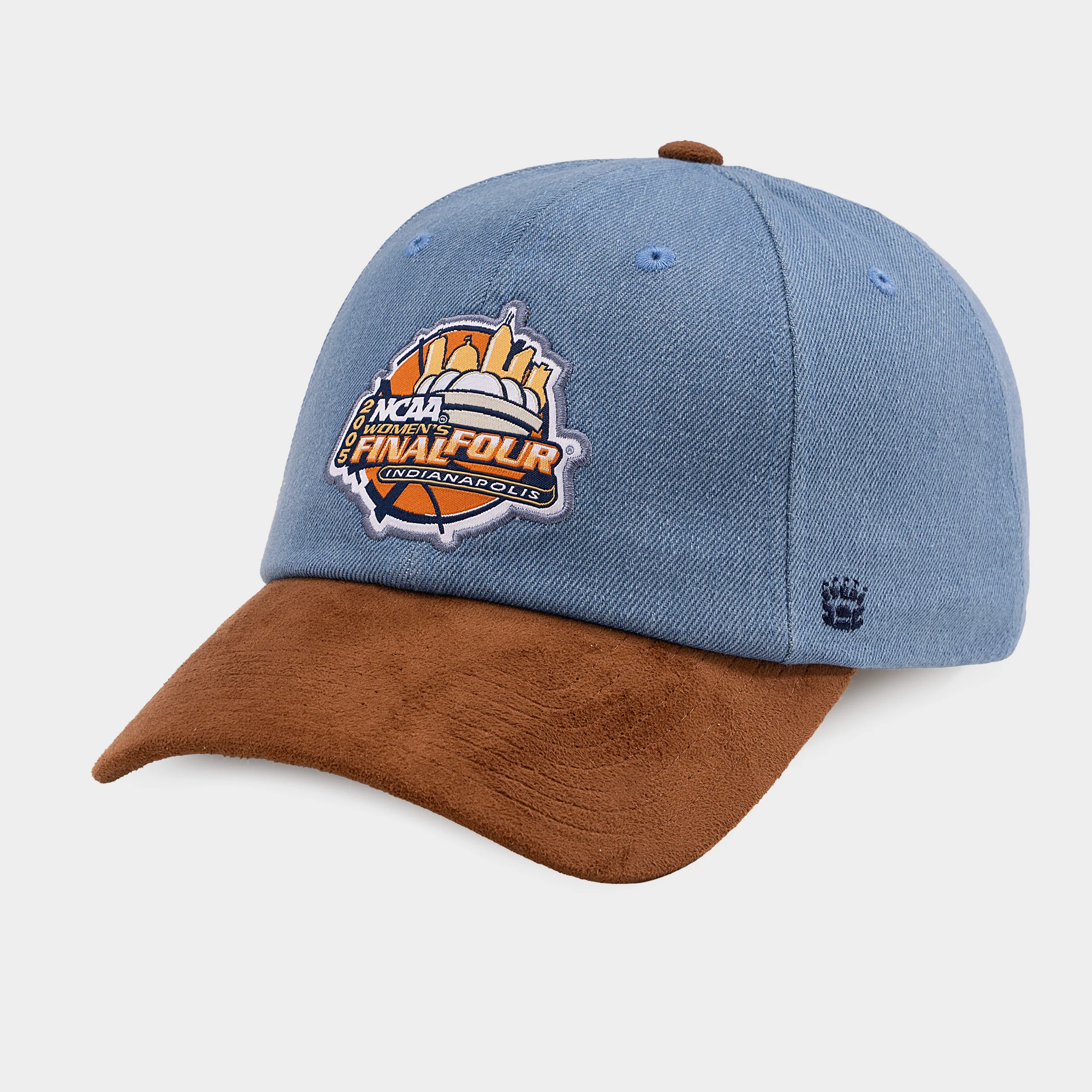 2005 Women's Final Four Indianapolis Denim and Suede Dad Hat