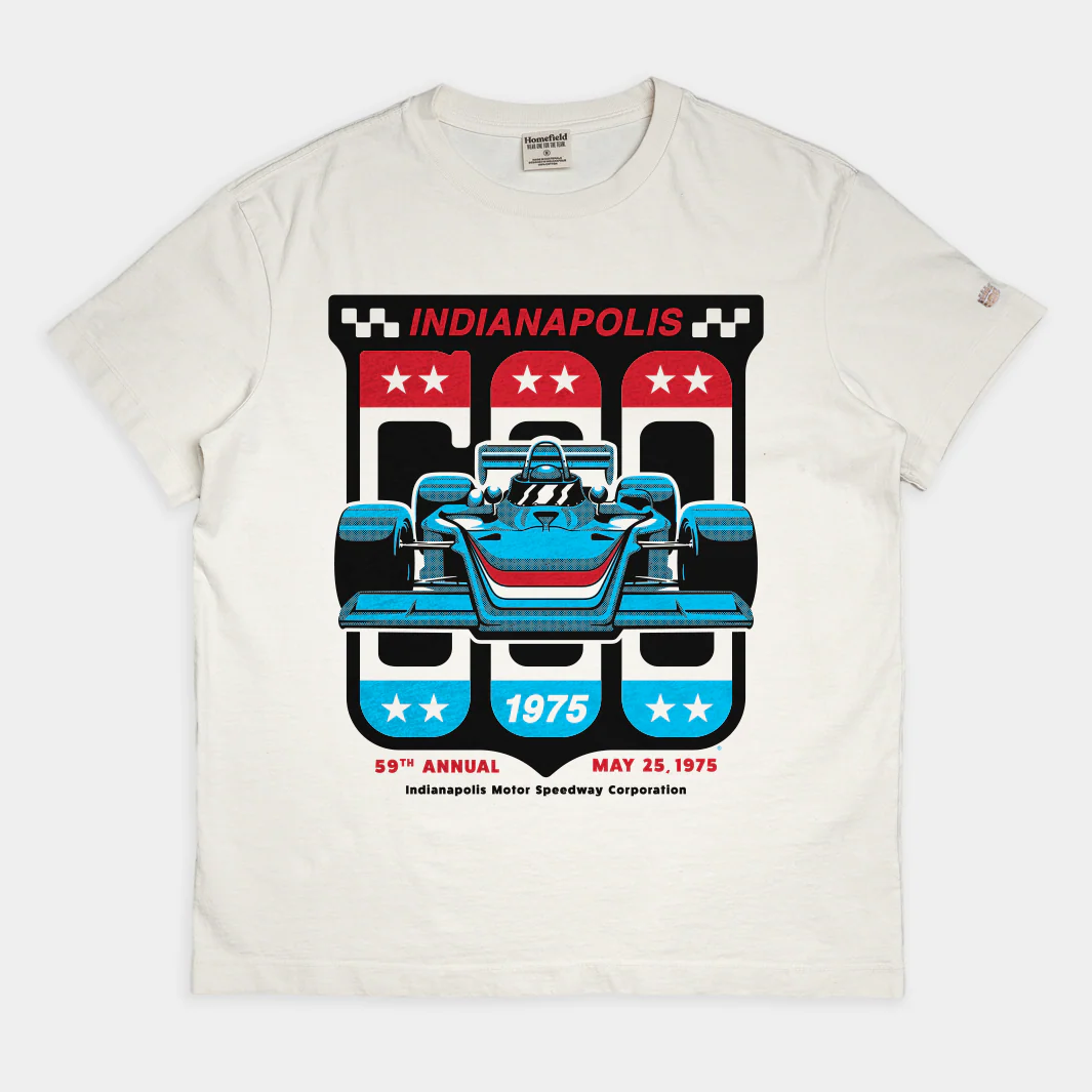 59th Indianapolis 500 1975 Heavyweight Tee