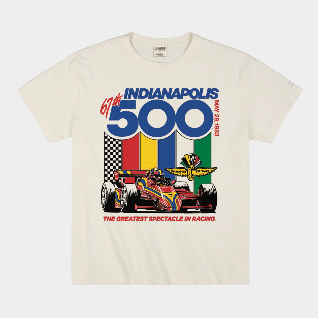 67th Indianapolis 500 1983 Logo Vintage Heavyweight Tee
