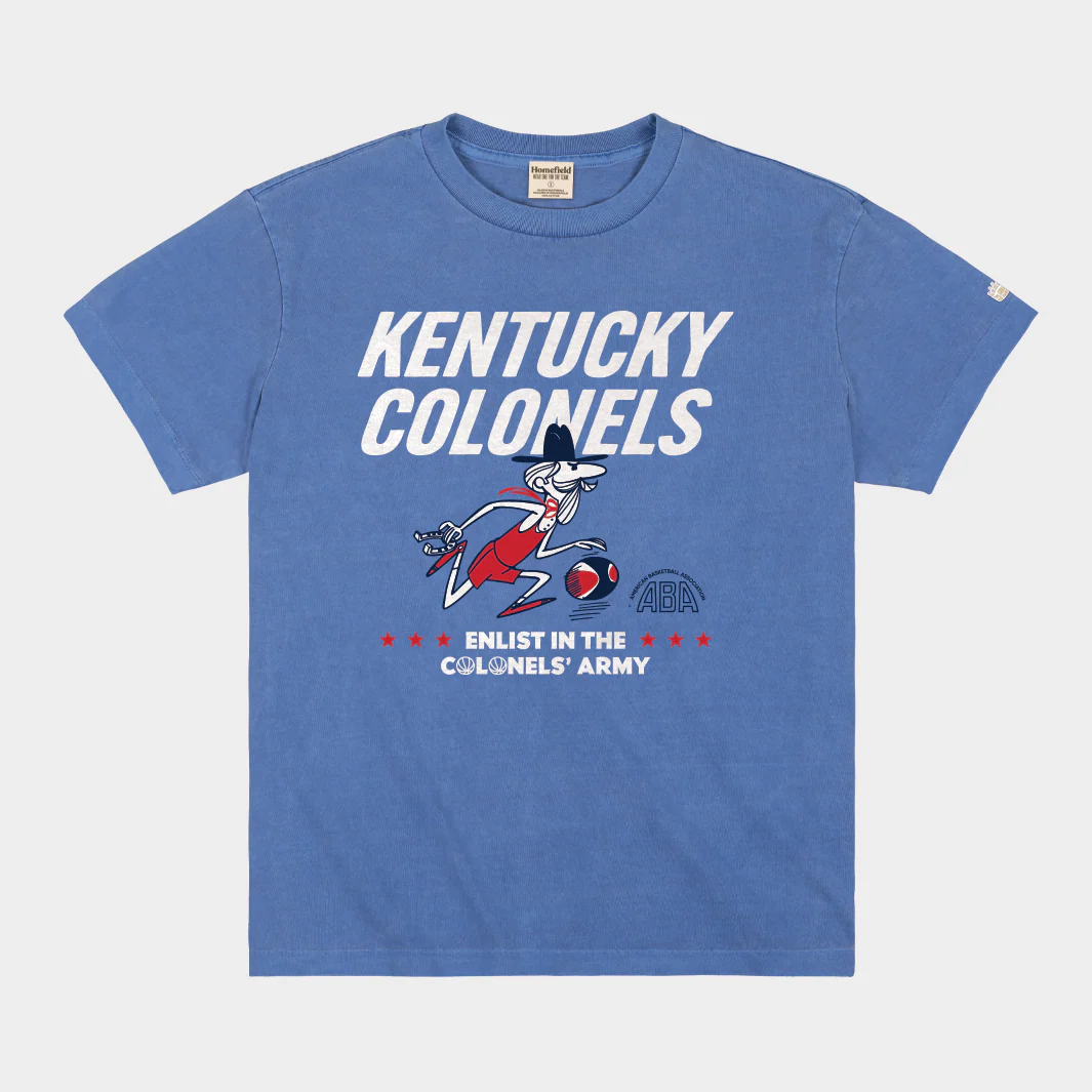 ABA Kentucky Colonels "Colonel Army" Heavyweight Tee