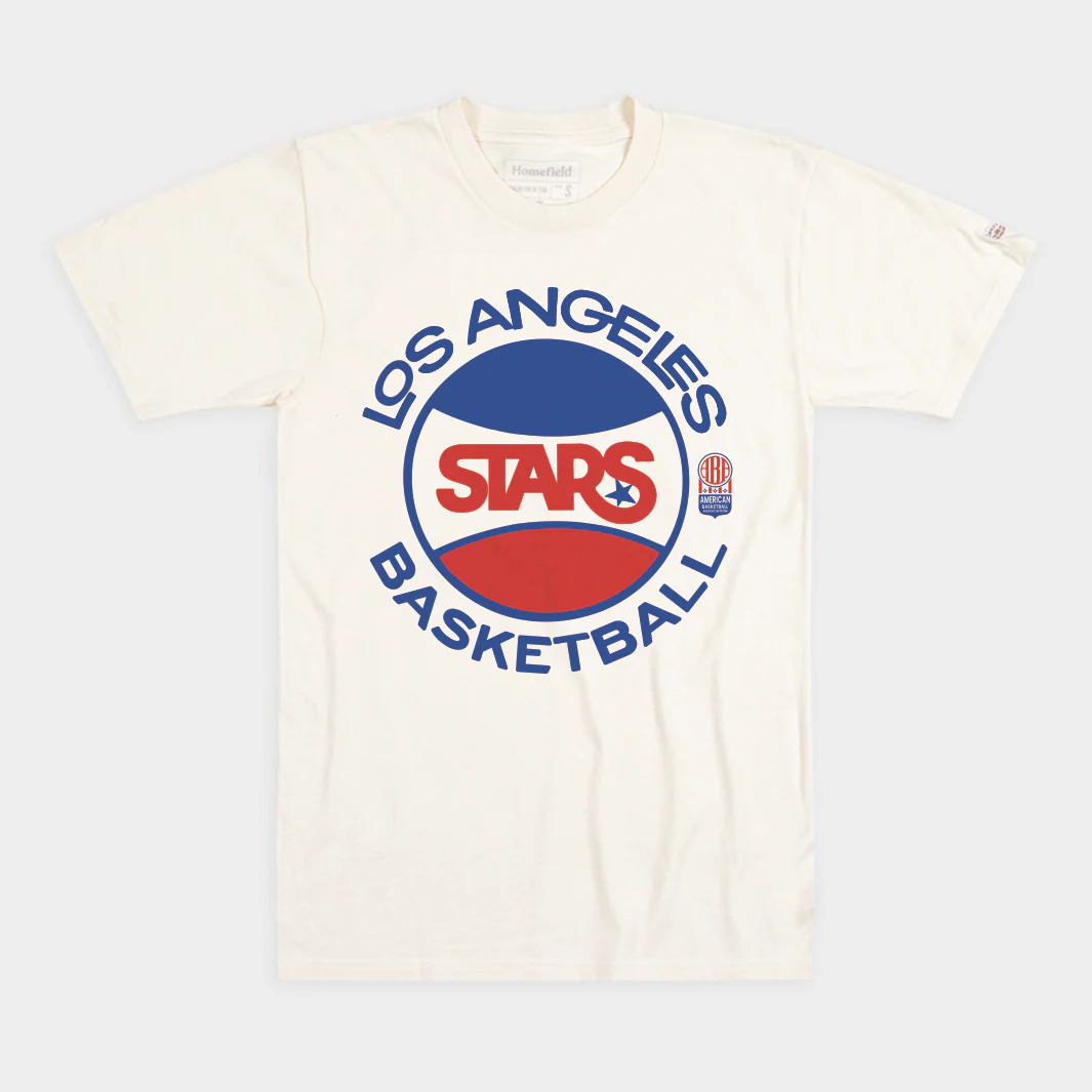 ABA Los Angeles Stars Retro Logo Tee