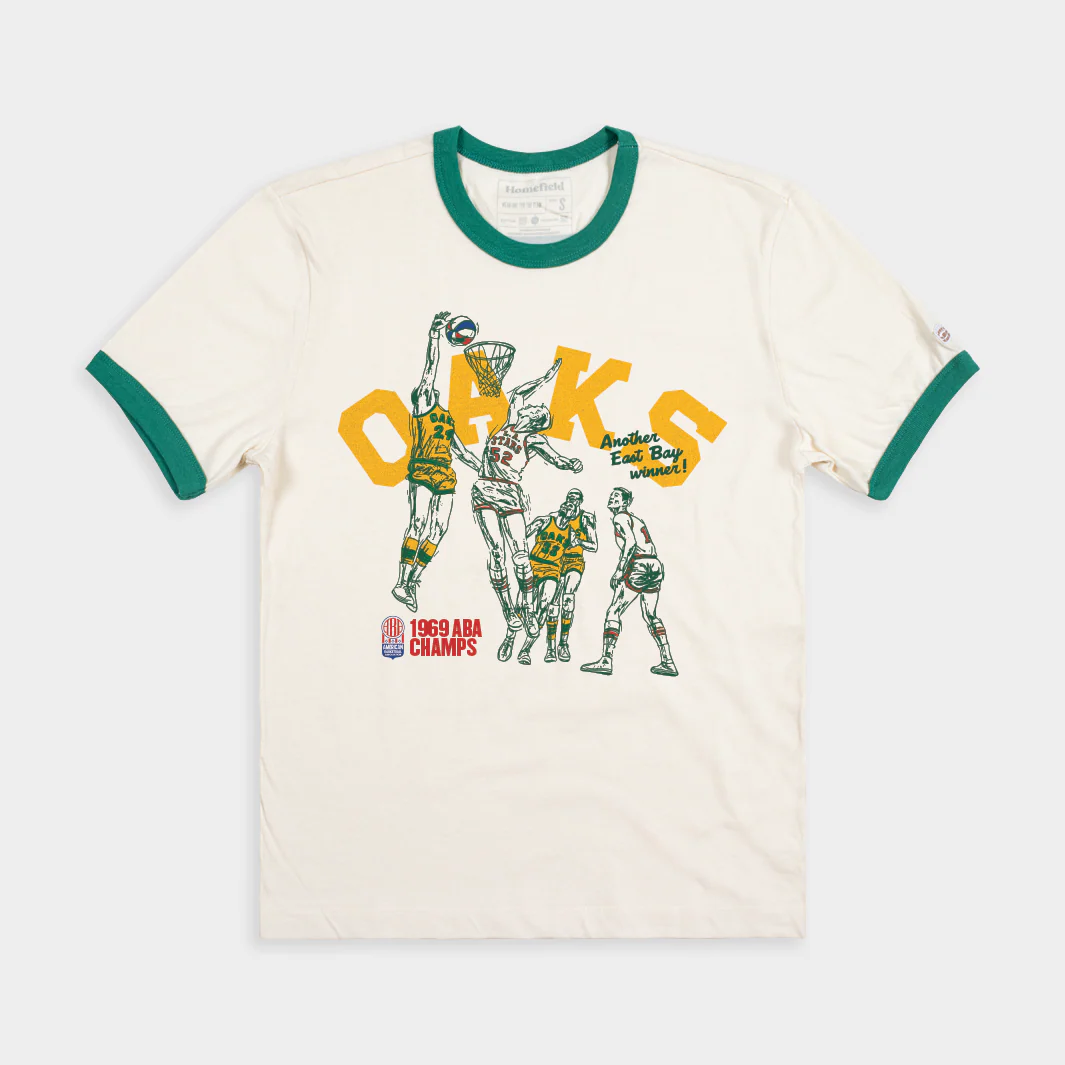 ABA Oakland Oaks 1969 Champions Ringer Tee