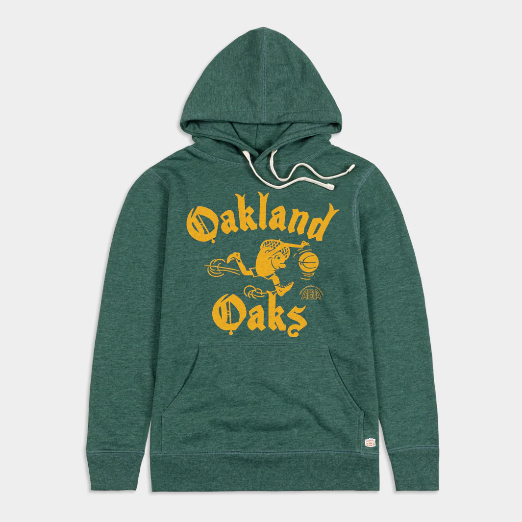 ABA Oakland Oaks Dribbling Mascot Hoodie