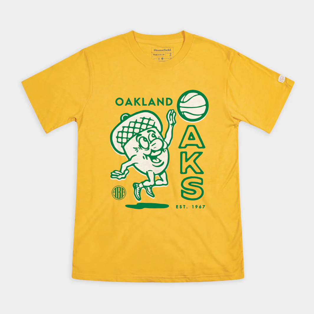 ABA Oakland Oaks Vintage Mascot Tee