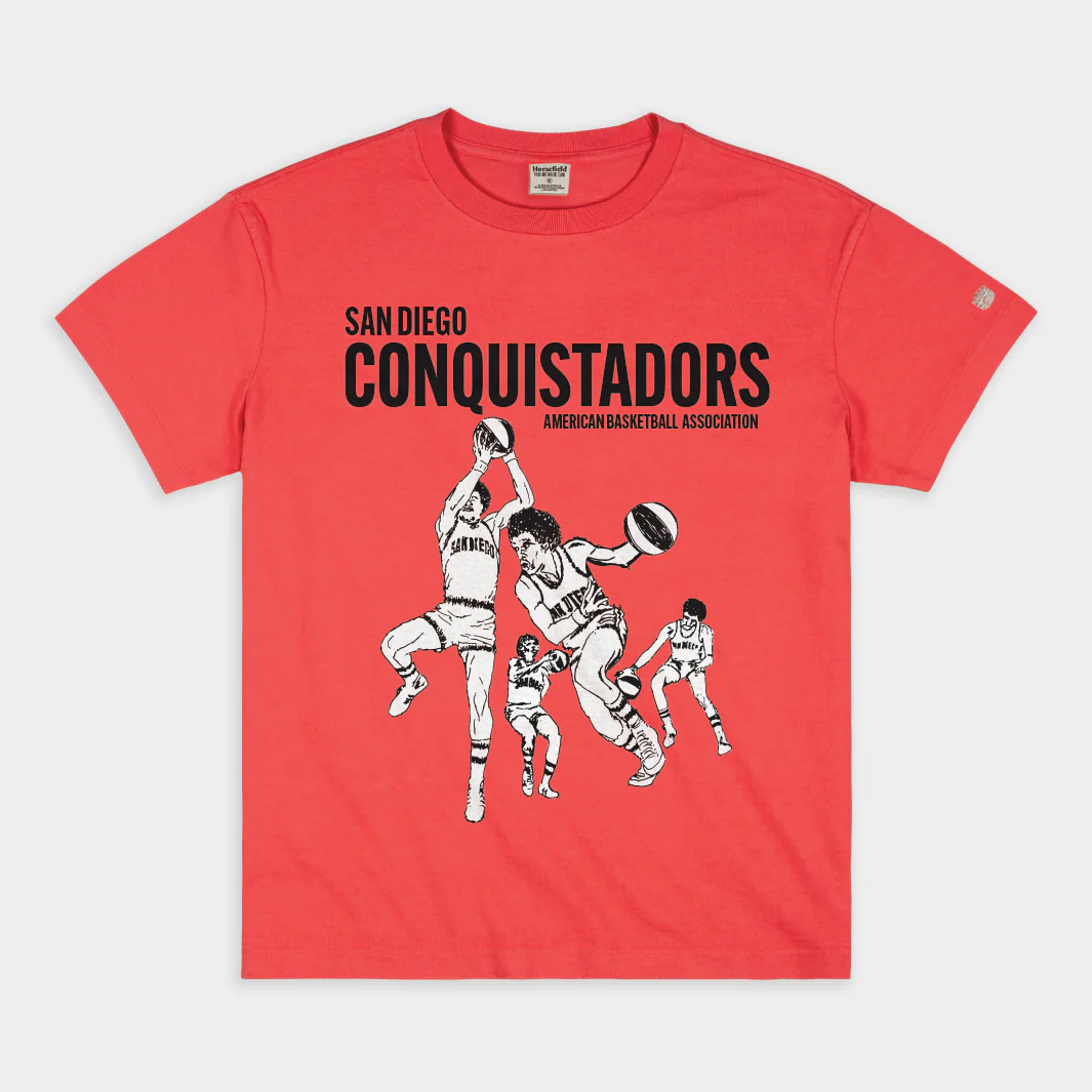 ABA San Diego Conquistadors Retro Heavyweight Tee