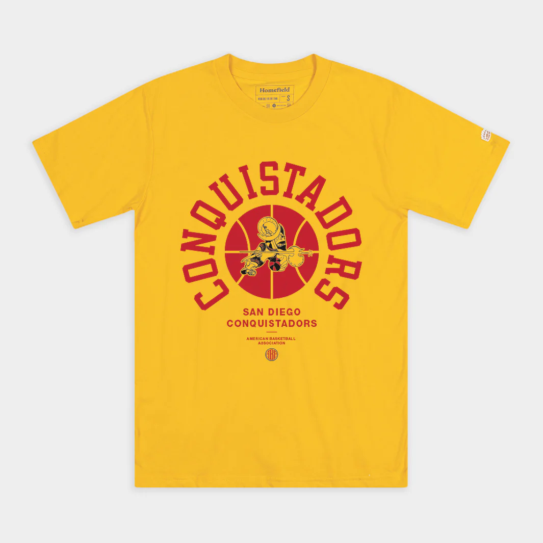 ABA San Diego Conquistadors Throwback Tee