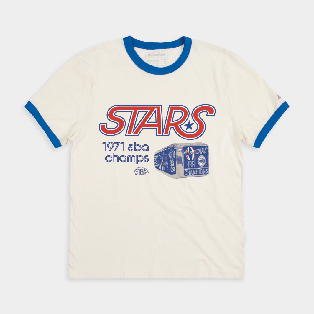 ABA Utah Stars 1971 Champs Ringer Tee