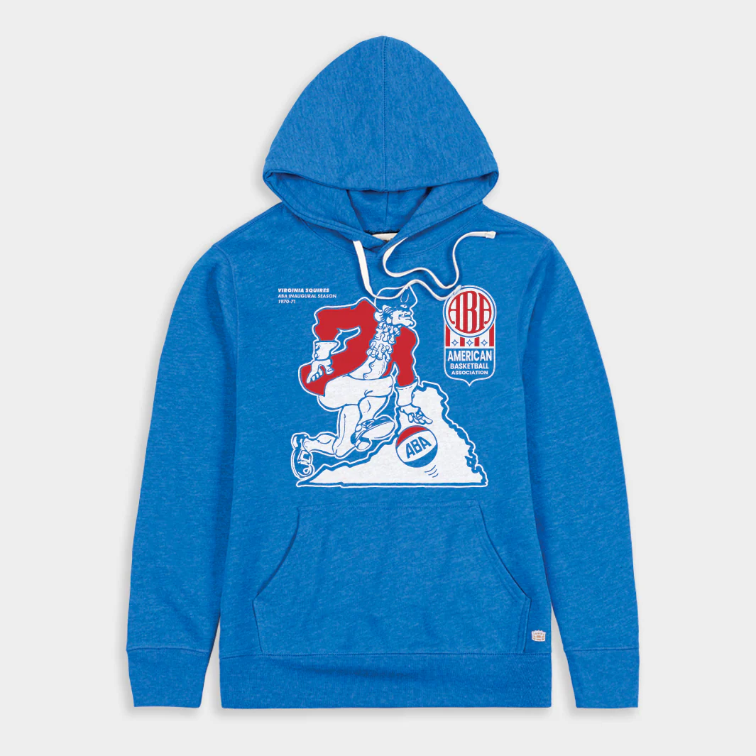 ABA Virginia Squires Retro Mascot Hoodie