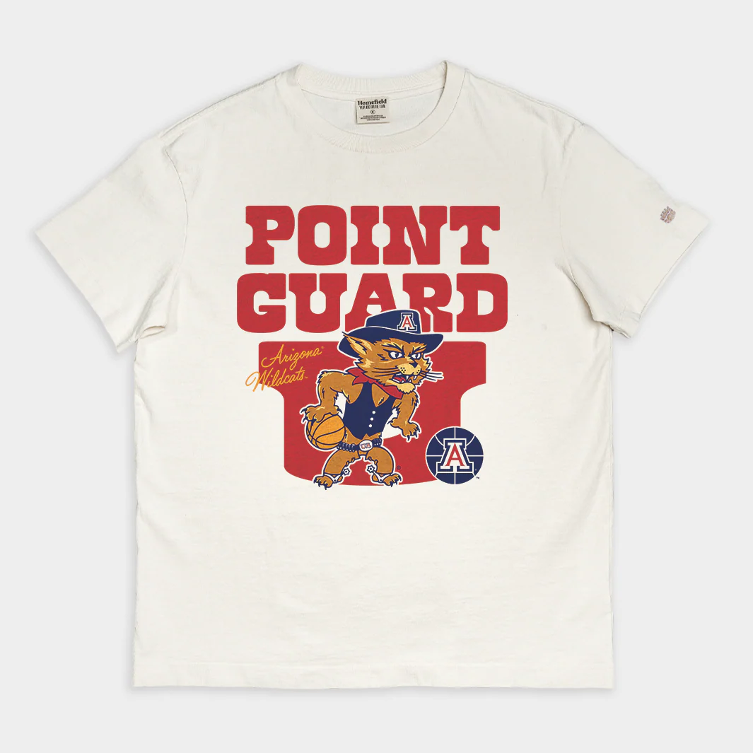 Arizona Basketball "Point Guard U" Vintage Heavyweight Tee