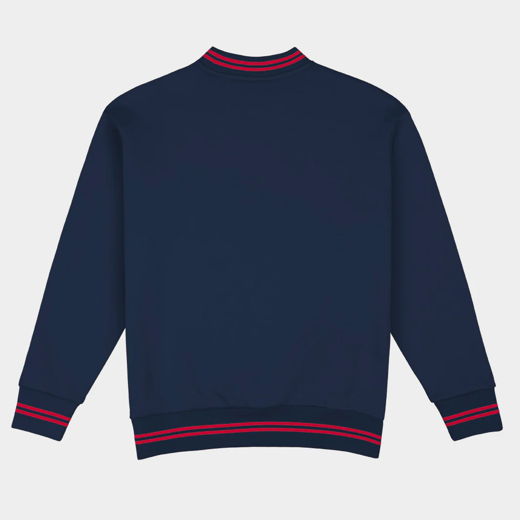 Arizona Football Embroidered Tri-Stripe Crewneck - Image 2