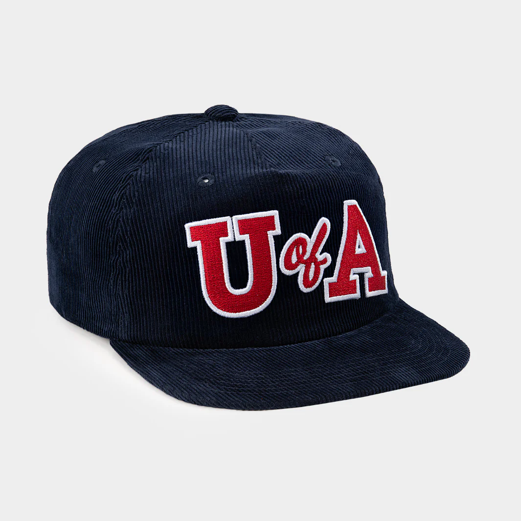 Arizona Retro U of A Wordmark Corduroy Hat - Image 2