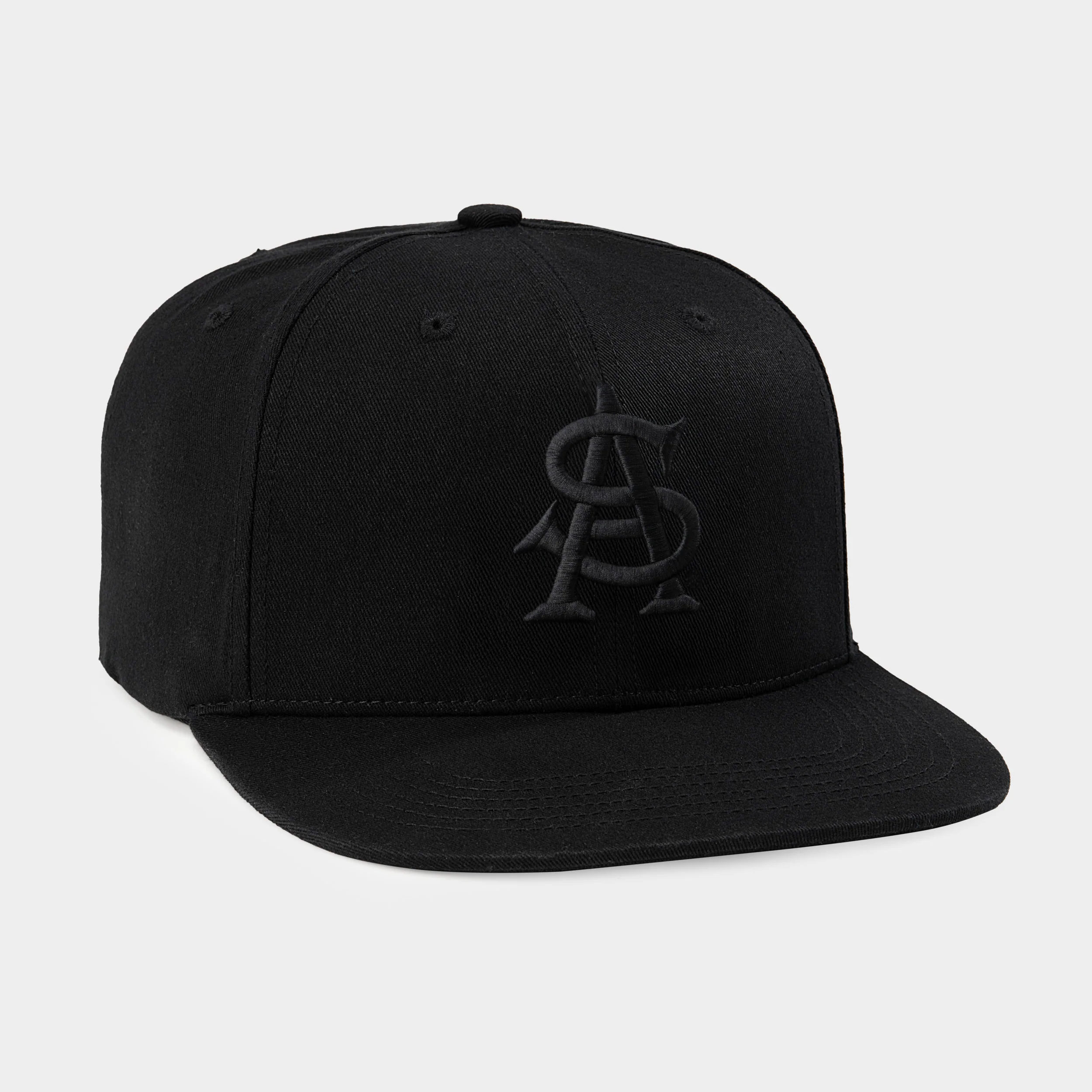Arizona State Sun Devils Logo Blackout Snapback Hat - Image 2