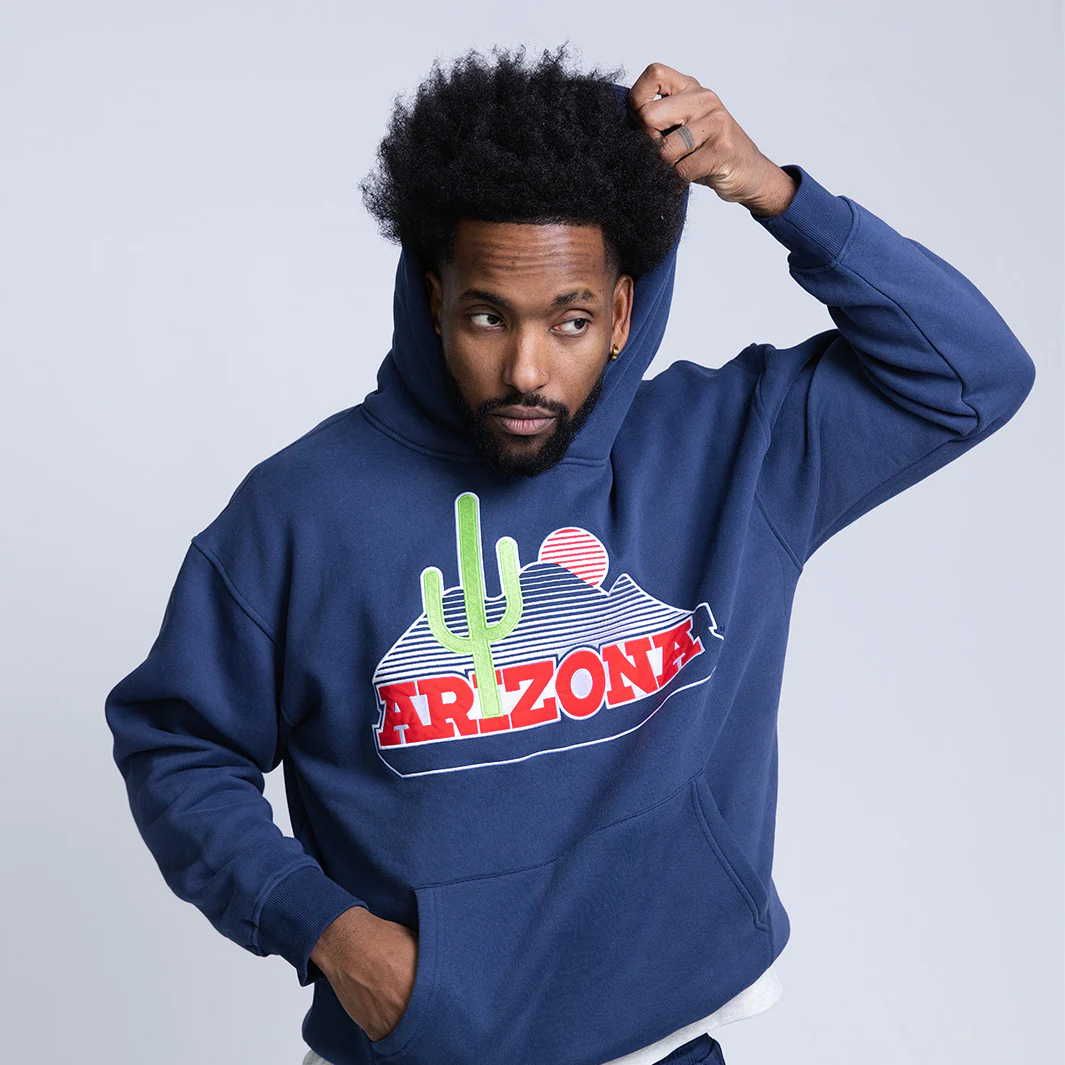 Arizona Wildcats 1980s Applique Heavyweight Hoodie - Image 3