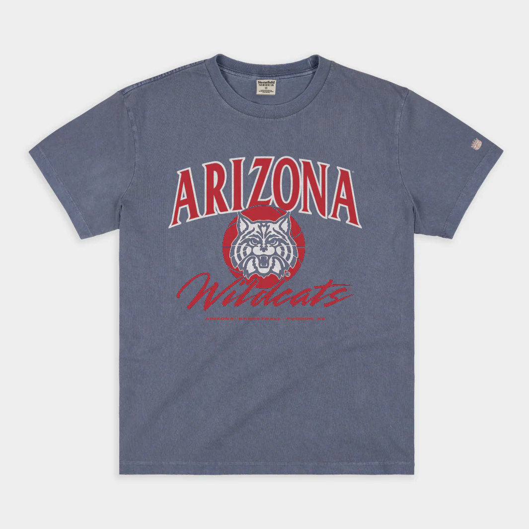Arizona Wildcats Basketball Vintage Heavyweight Tee