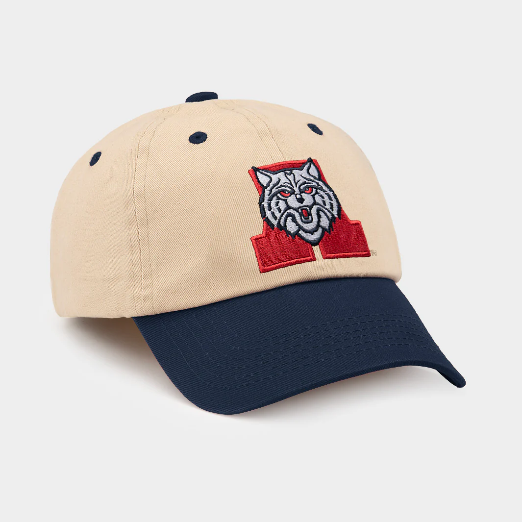 Arizona Wildcats Retro Logo Two-Tone Dad Hat - Image 2