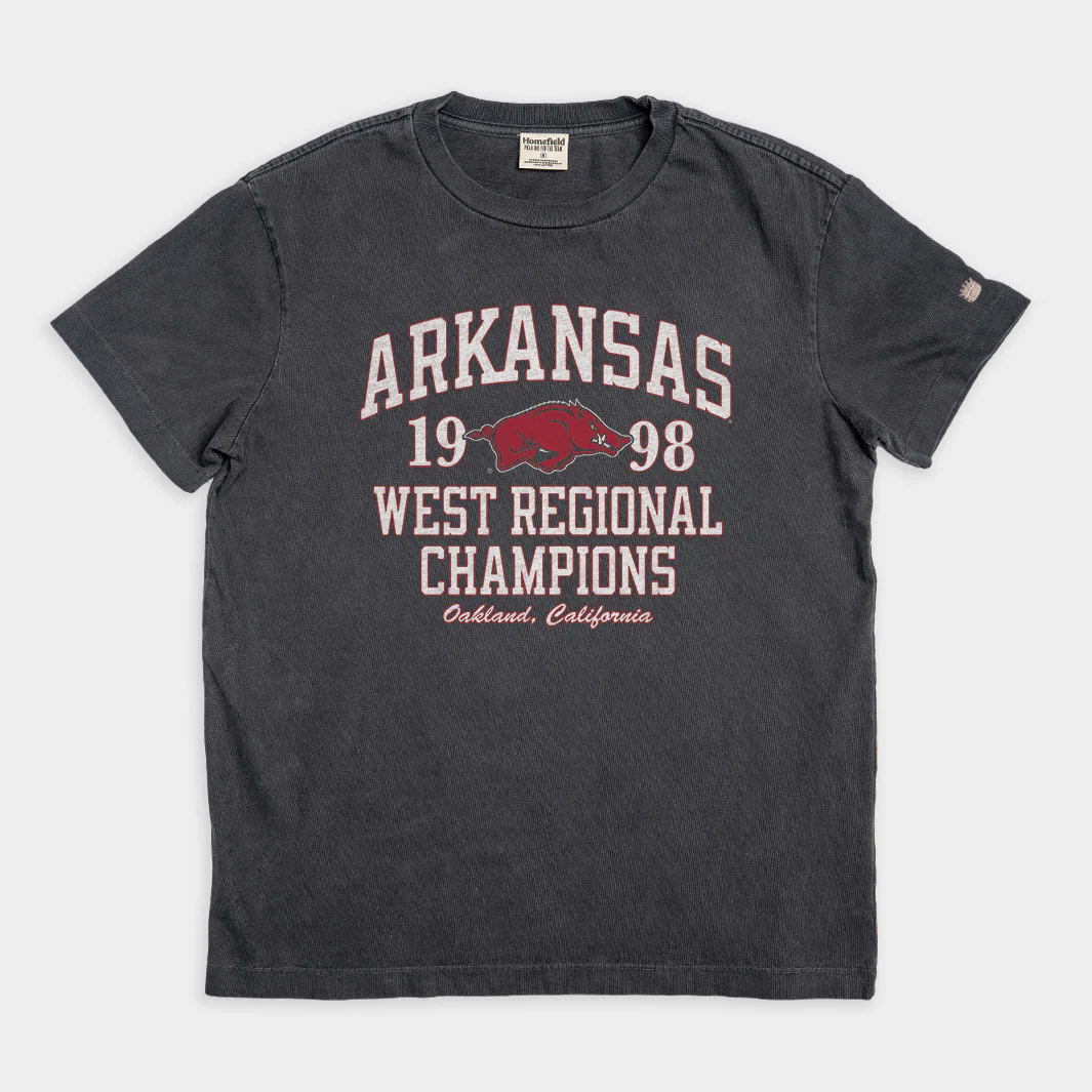 Arkansas 1998 Women's Basketball Tourney Run Vintage Heavyweight Tee