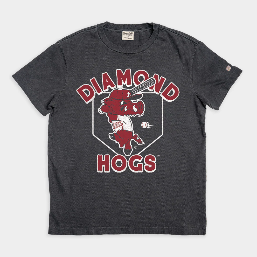 Arkansas Diamond Hogs Vintage Heavyweight Tee