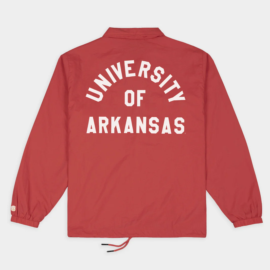 Arkansas Razorbacks Retro Hog Coaches Jacket - Image 2
