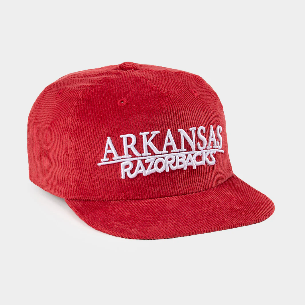 Arkansas Razorbacks Retro Wordmark Corduroy Hat - Image 2