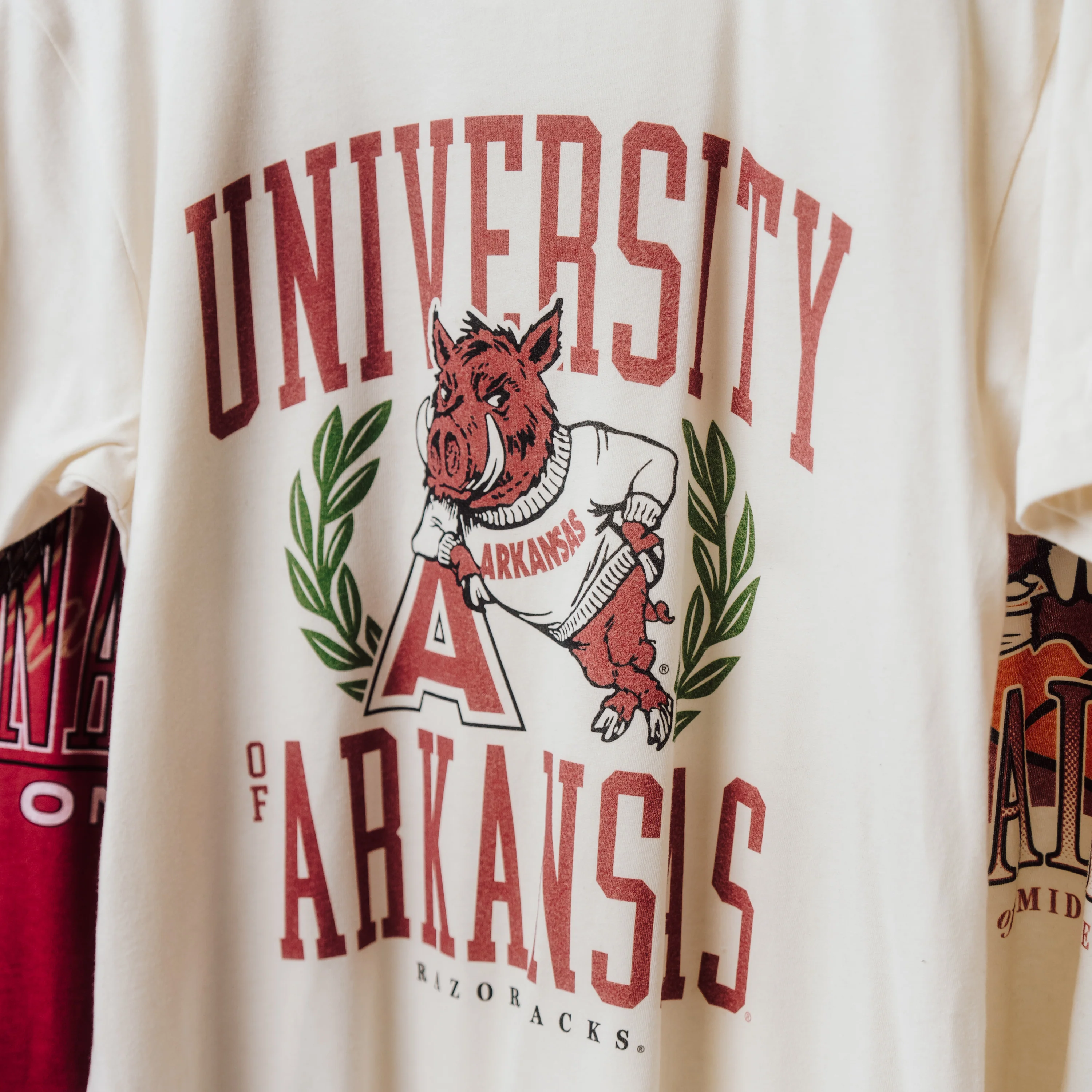 Arkansas Razorbacks Vintage 1958 Logo Tee - Image 2