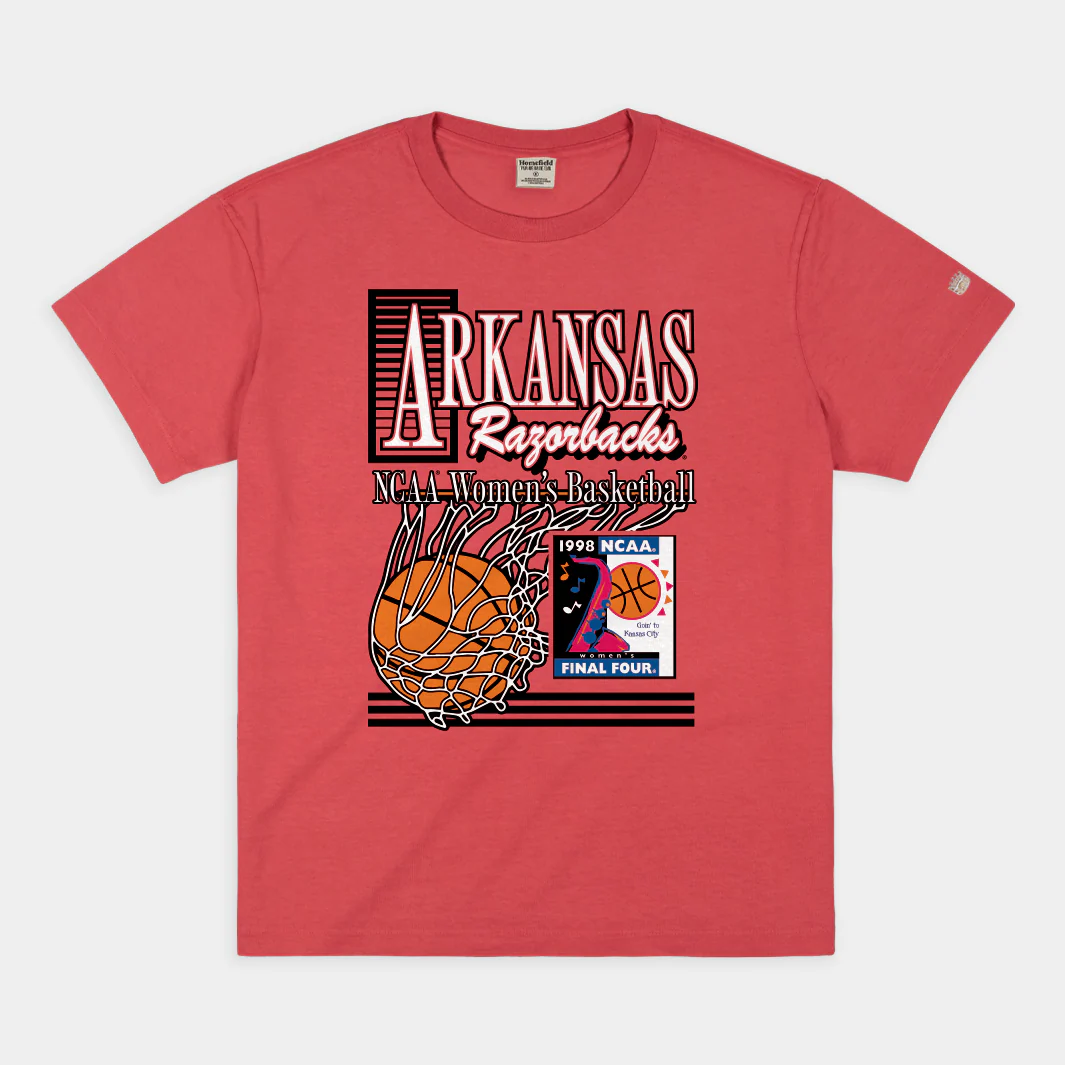 Arkansas Women's Basketball 1998 Final Four Heavyweight Tee