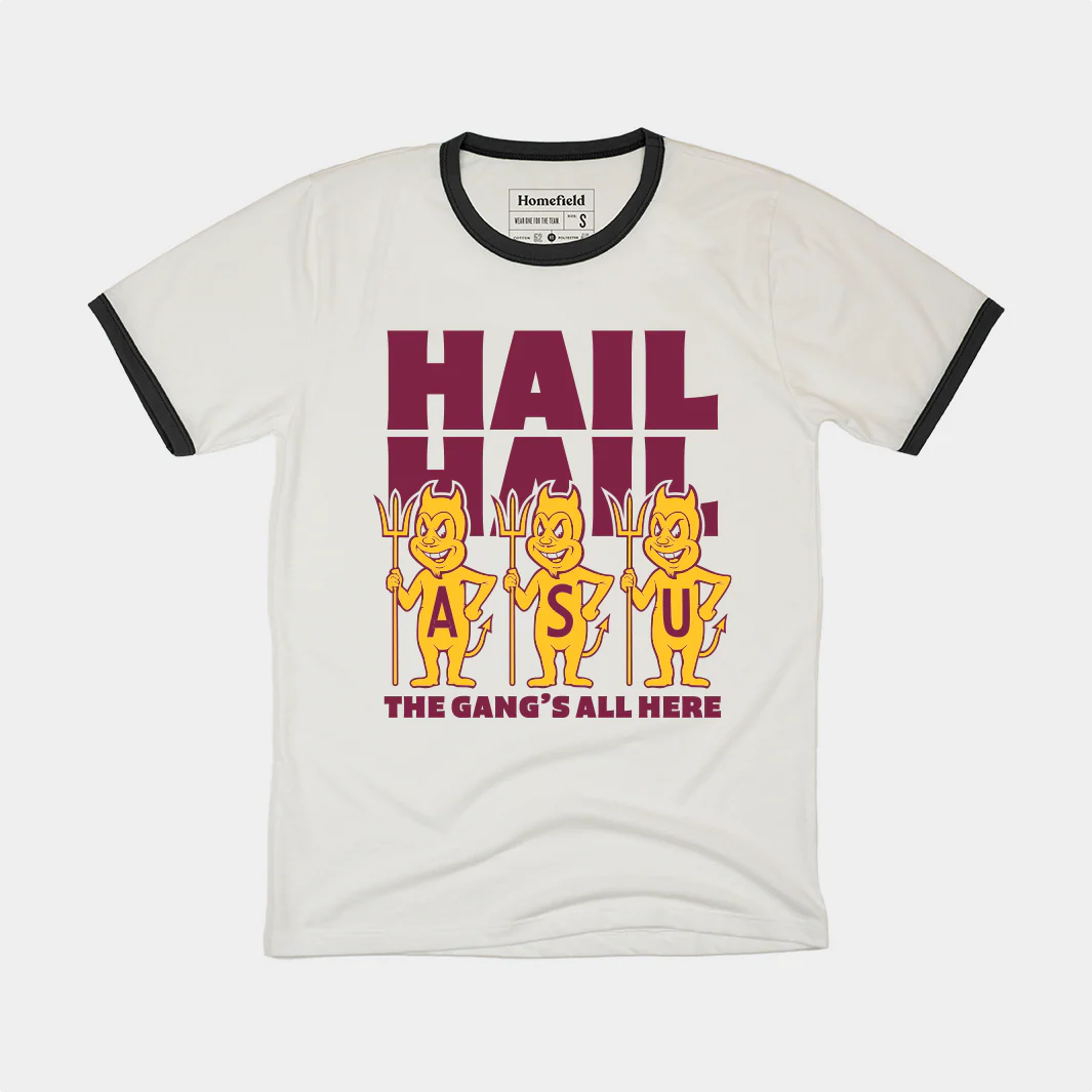ASU "The Gang's All Here" Ringer Tee