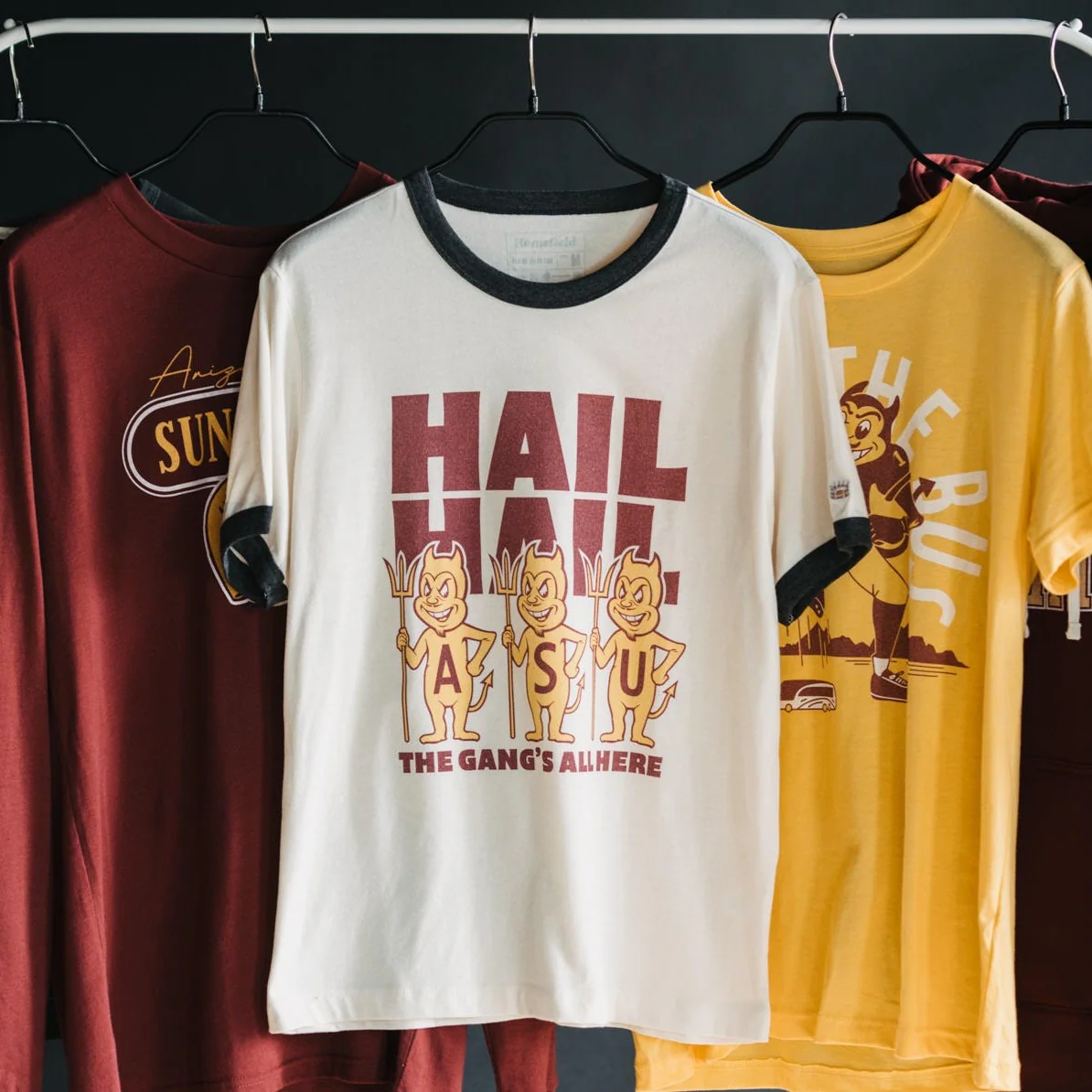 ASU "The Gang's All Here" Ringer Tee - Image 2