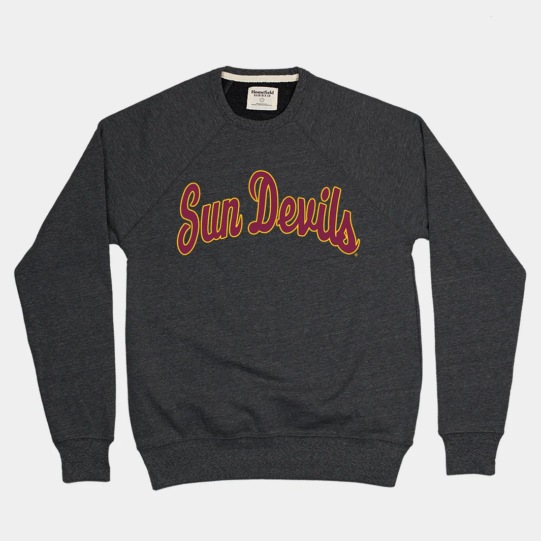 ASU Sun Devils Script Crewneck