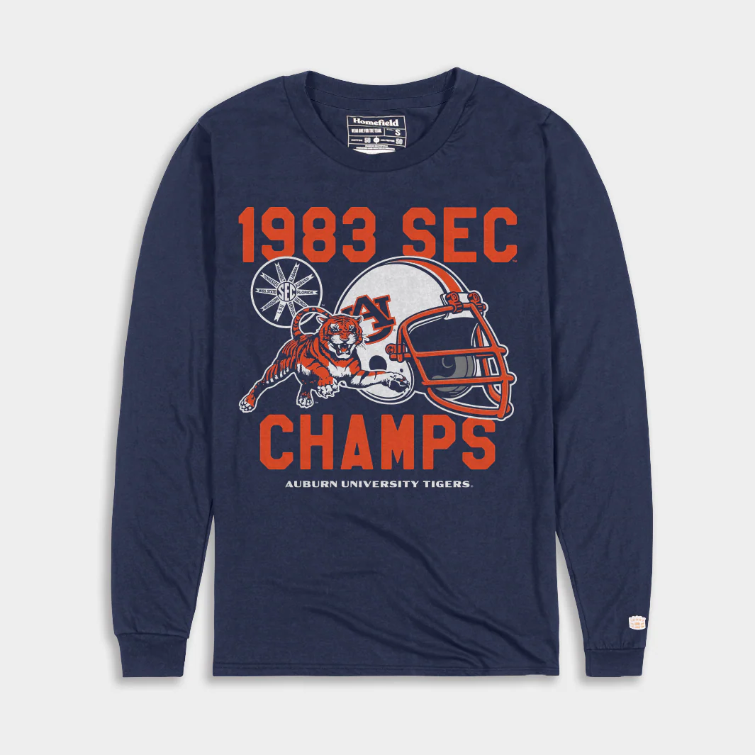 Auburn Football 1983 SEC Champions Long Sleeve