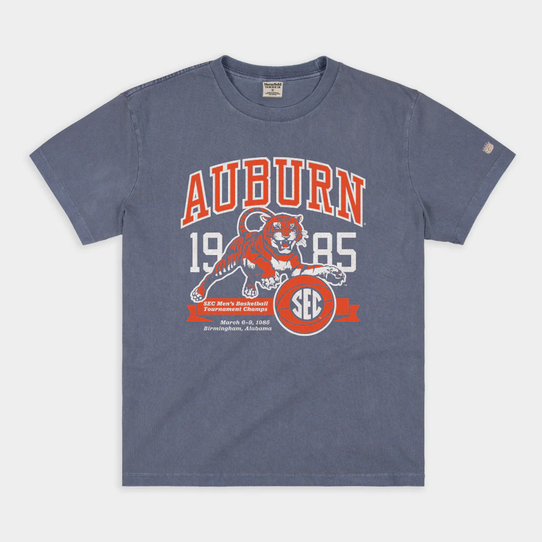 Auburn Men's Basketball 1985 SEC Tournament Champs Heavyweight Tee