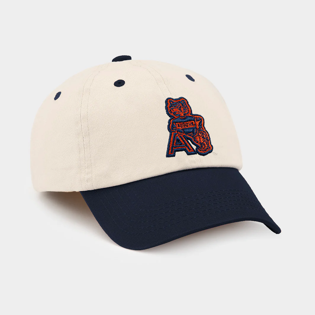 Auburn Tigers Leaning Mascot Two-Tone Dad Hat - Image 2