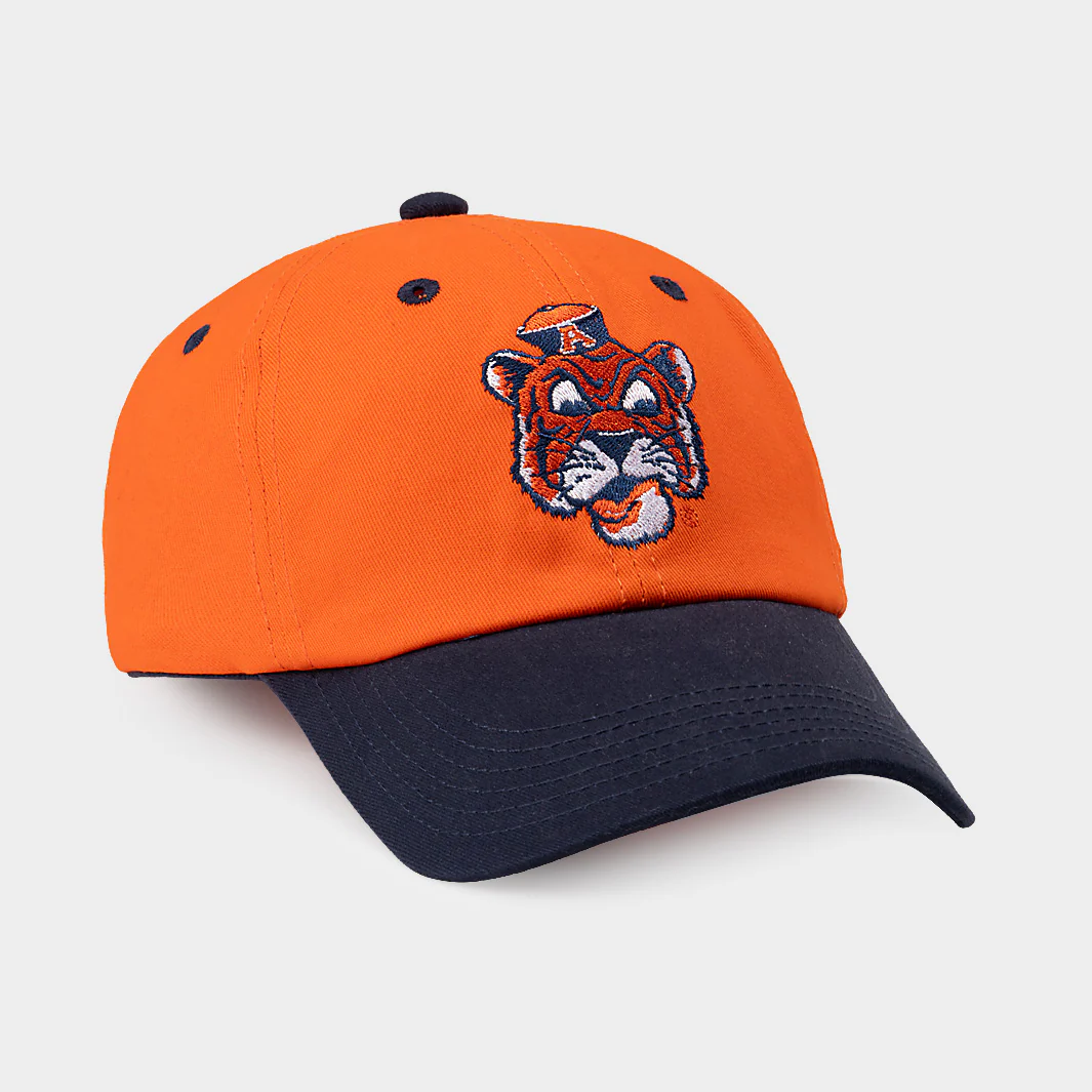 Auburn Tigers Retro Logo Two-Tone Dad Hat - Image 2