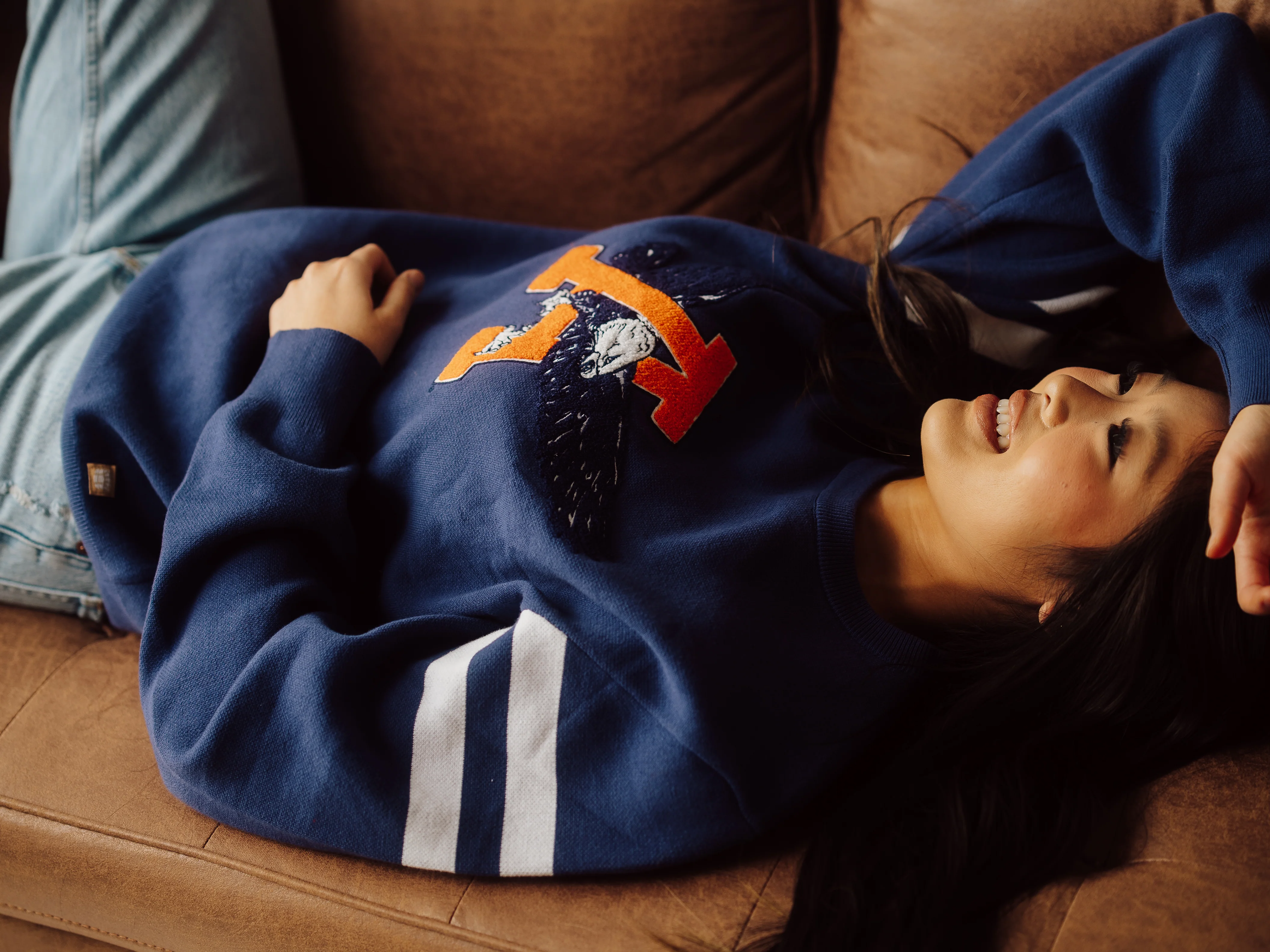 Auburn Tigers War Eagle Knit Sweater - Image 3