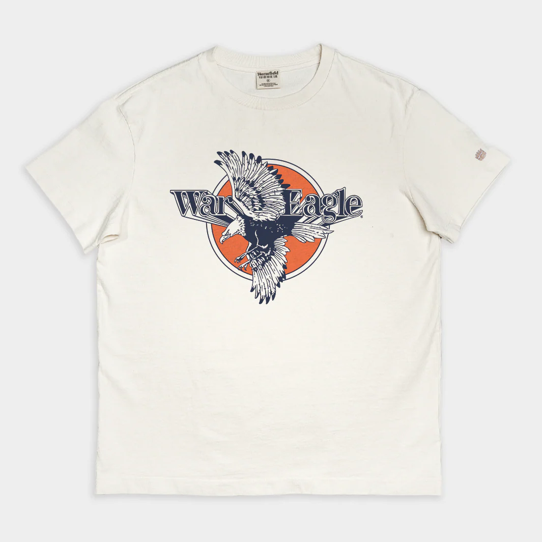 Auburn "War Eagle" Vintage Heavyweight Tee