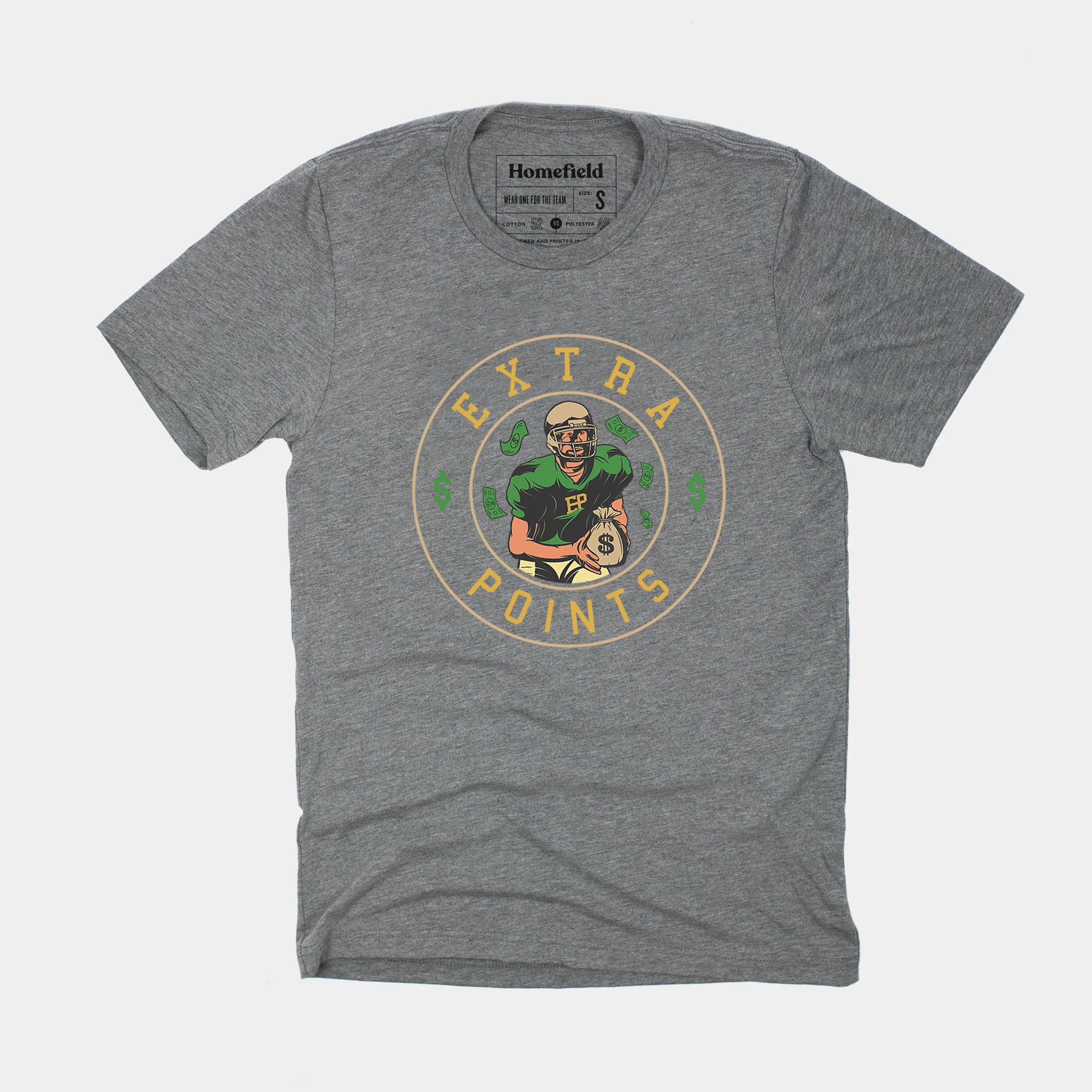 Extra Points Logo Tee (Grey)
