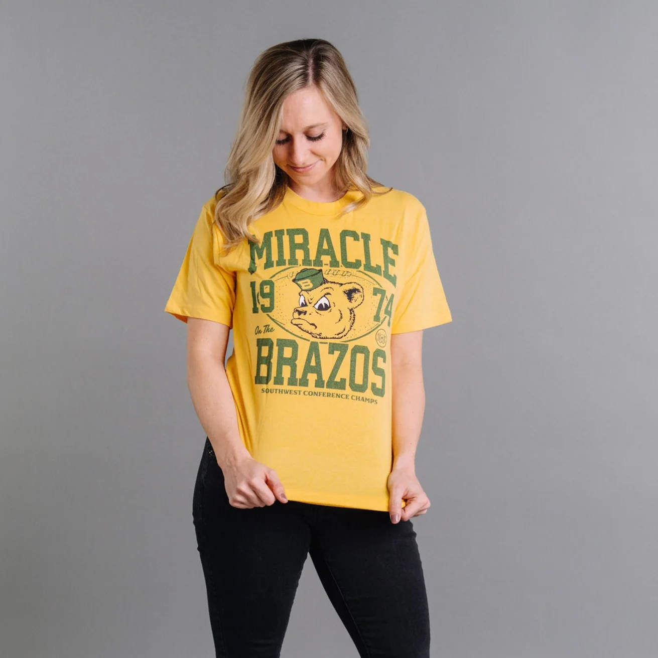 Baylor "Miracle on the Brazos" 1974 Tee - Image 2