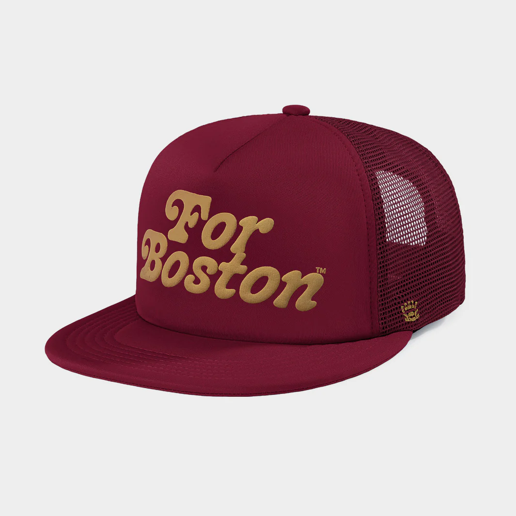 BC "For Boston" Puff Ink Trucker Hat