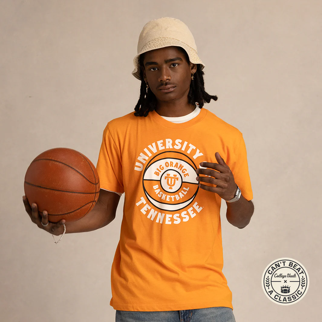 Big Orange Basketball Vintage Tennessee Tee - Image 2