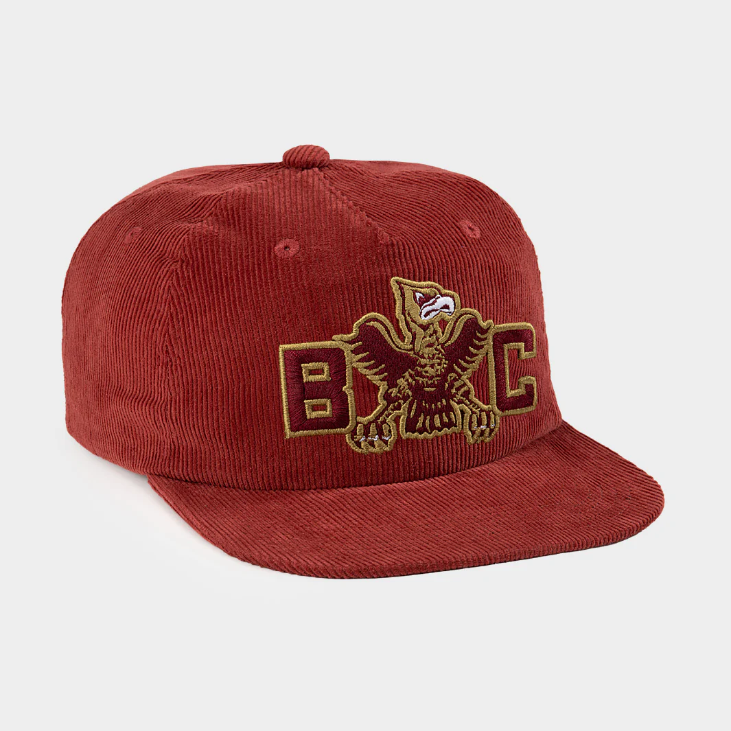Boston College Eagles Retro Logo and Wordmark Corduroy Hat - Image 2