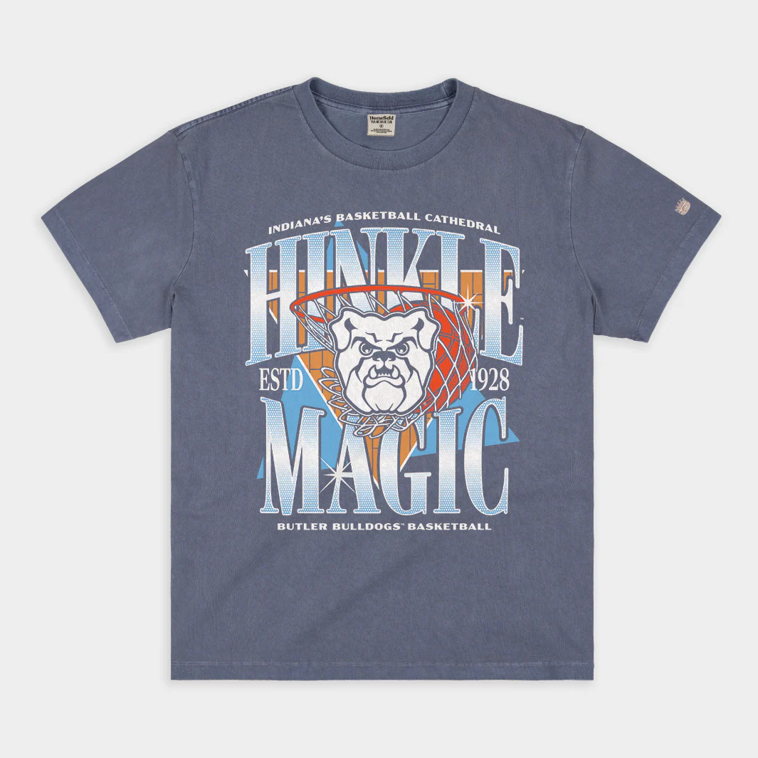 Butler Basketball "Hinkle Magic" Vintage Heavyweight Tee