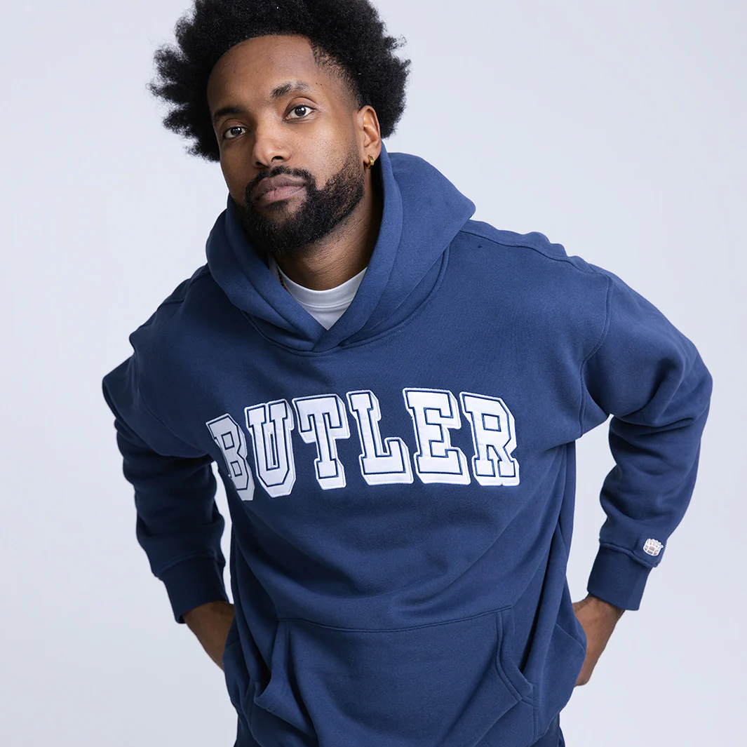 Butler Bulldogs 1980s Applique Heavyweight Hoodie - Image 4