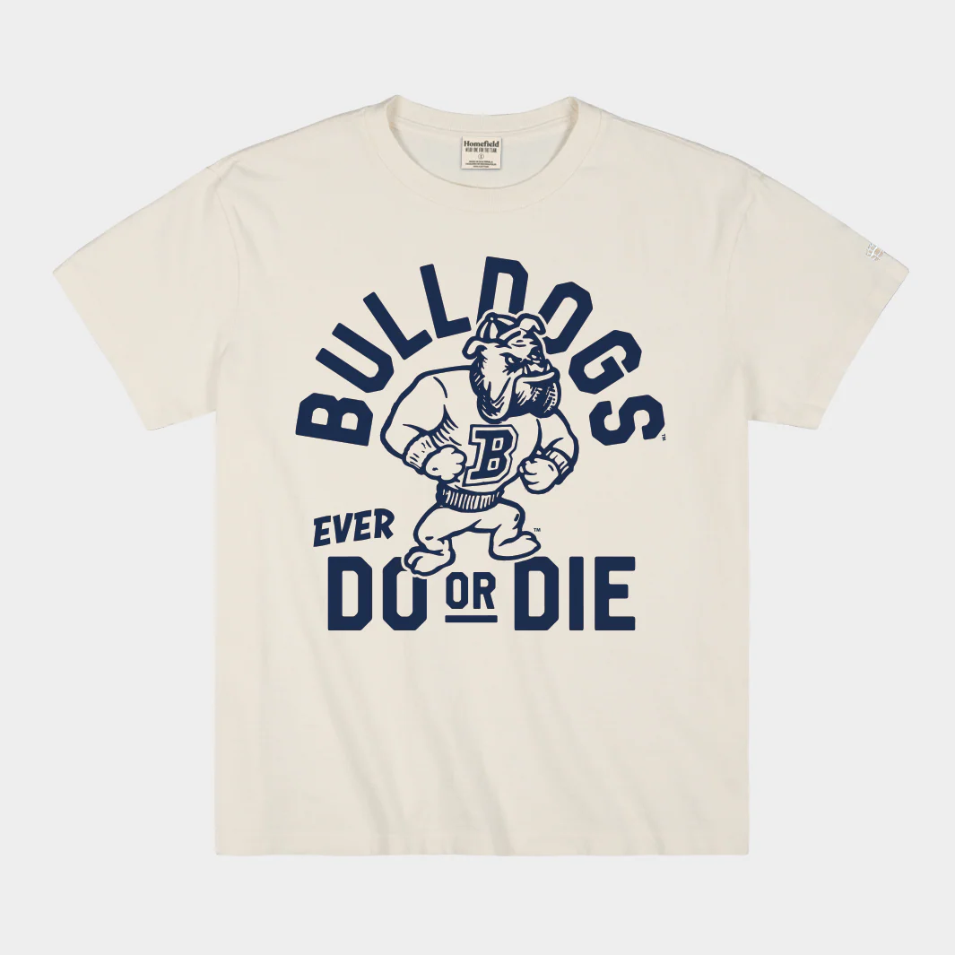 Butler Bulldogs "Ever Do or Die" Retro Mascot Heavyweight Tee
