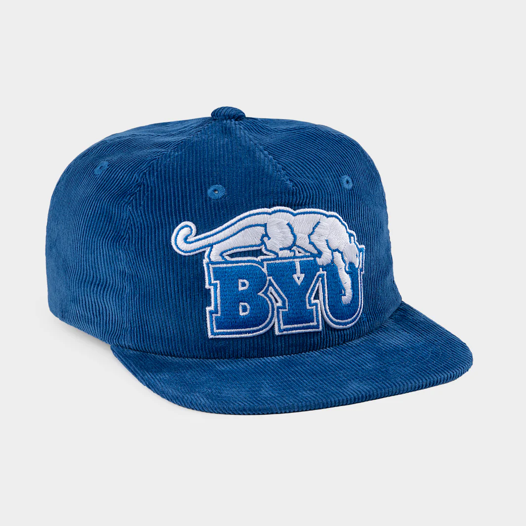 BYU Cougars Prowling Cougar Logo Corduroy Hat - Image 2