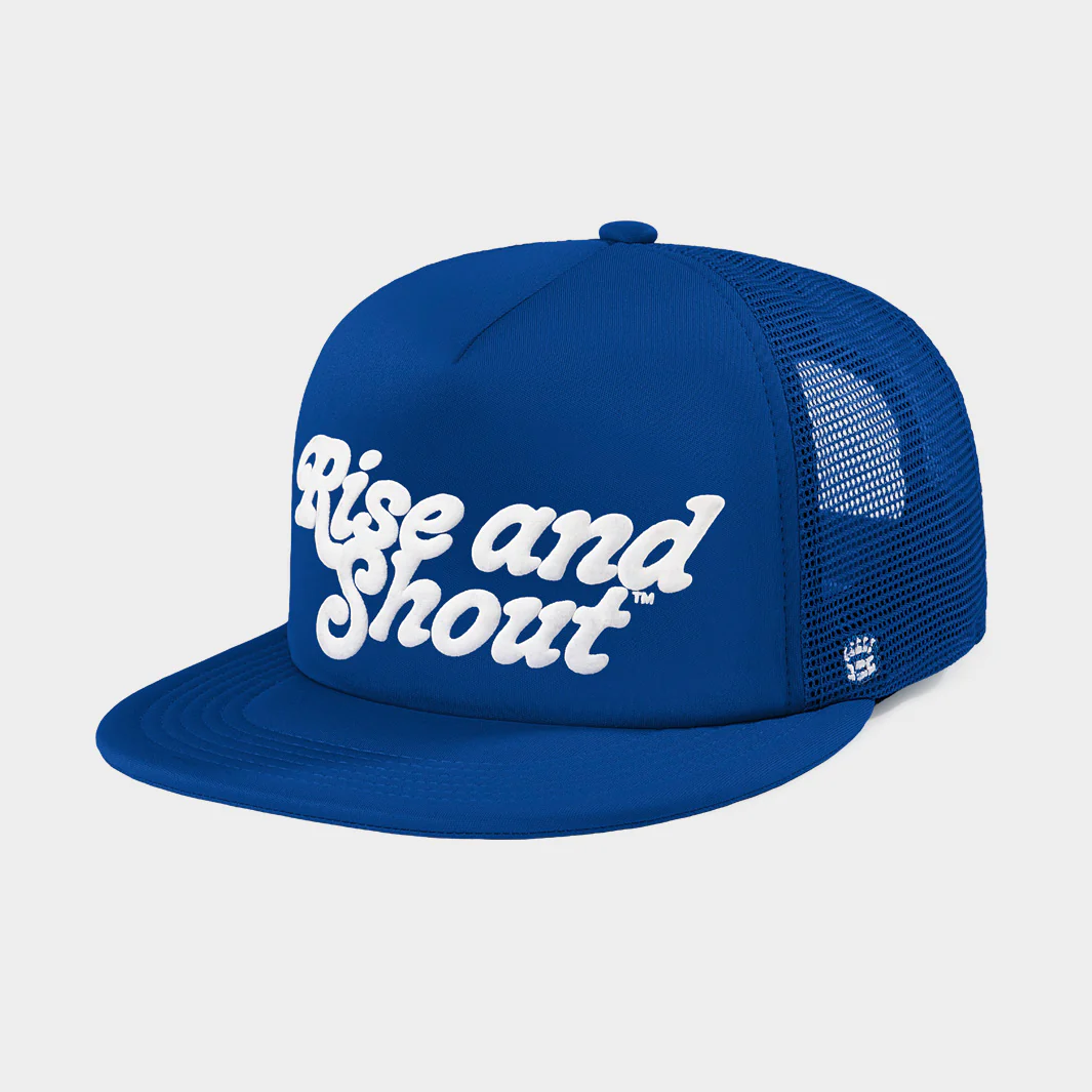 BYU "Rise and Shout" Puff Ink Trucker Hat