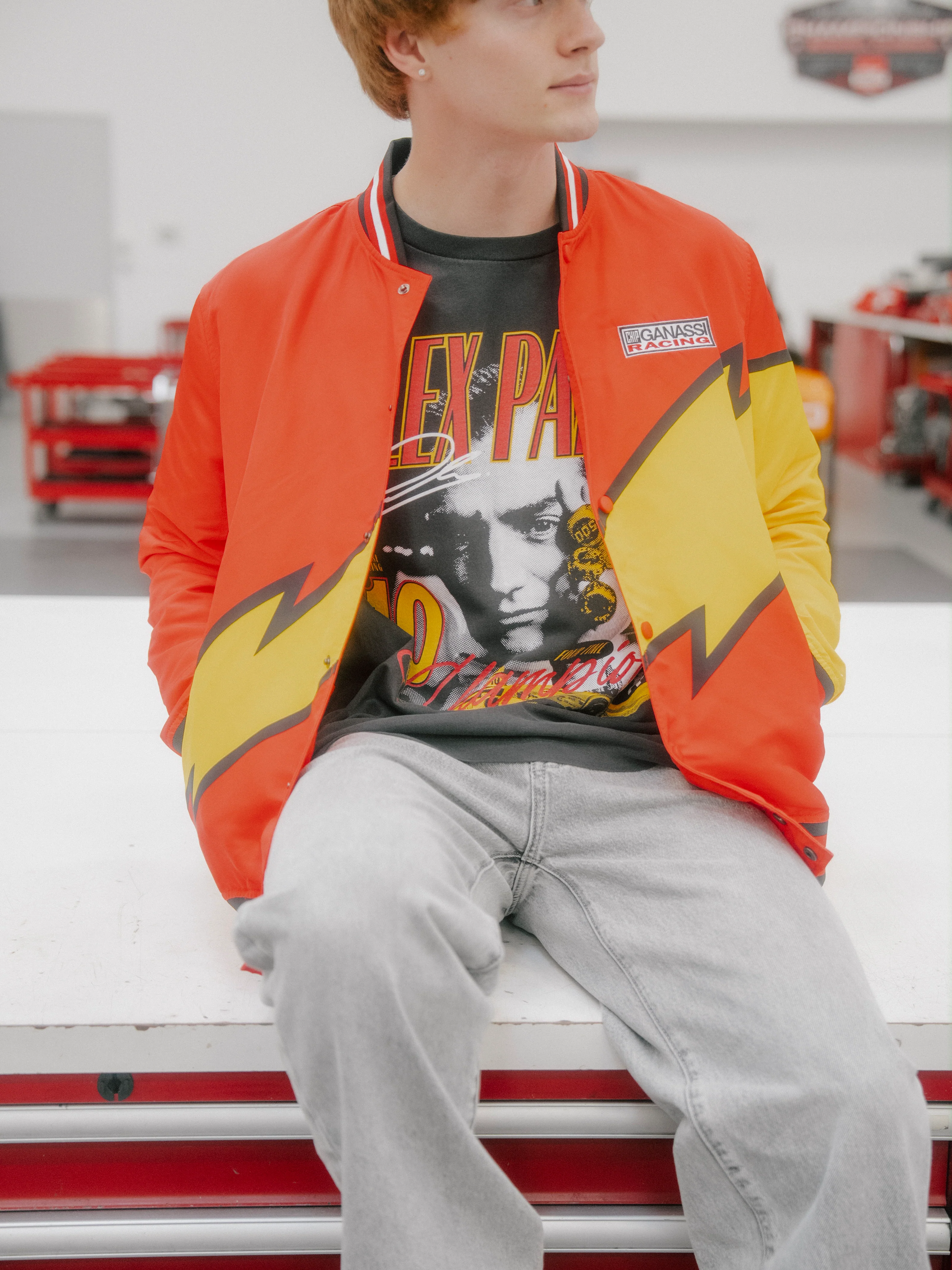 Chip Ganassi Racing Retro Bomber Jacket - Image 3