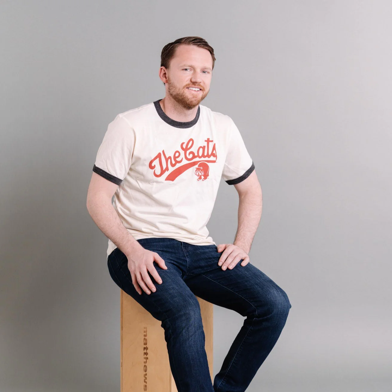 Cincinnati Basketball "The Cats" Ringer Tee - Image 2